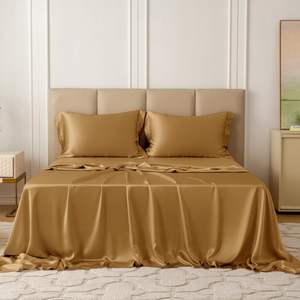 19/22/25 Momme 100% 高档天然桑蚕丝床单真丝枕套 - Product Image 2