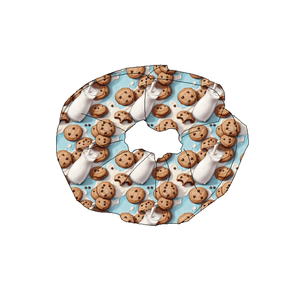 Ins saç bağları özel Scrunchies kişiselleştirilmiş Slogo desen saç Scrunchy aksesuar baskılı ipek Scrunchies - Product Image 4