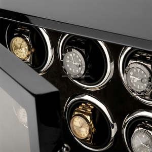 Thông Minh Điều Khiển Từ Xa Phổ AC Sạc 600-2100 Tpd Phạm Vi Được Xây Dựng Trong LED Hiển Thị Ánh Sáng Pin Hoạt Động Đồng Hồ Hộp Đồng Hồ Trường Hợp - Product Image 3