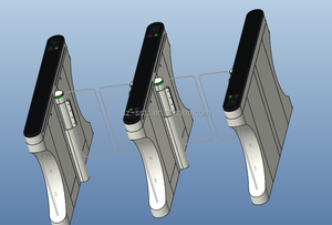 Ince <span class=keywords><strong>Fastlane</strong></span> RFID erişim kontrol sistemi yaya turnike kapı turnike - Product Image 3