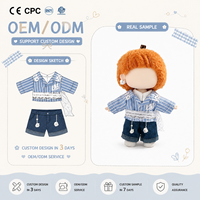 Vêtements de poupée personnalisés en gros OEM/ODM pour tenues de poupées BJD en coton