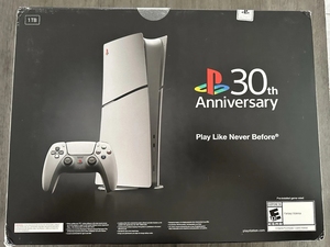 Used PlayStation5 Slim Digital <b>TV</b> Game Console 30th Anniversary Limited Edition 1TB Memory 1000-5000 Built-In Games Japan <b>Plug</b> - Product Image 6