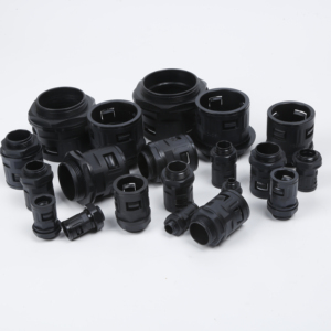 Connecteurs de câbles en nylon noir de haute qualité, étanches IP68-10, pour conduites ondulées, raccords rapides pour tuyaux - Product Image 1