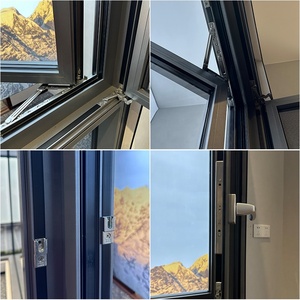 Fenêtres à battant en aluminium résistant aux chocs avec moustiquaire pour la maison - Product Image 6