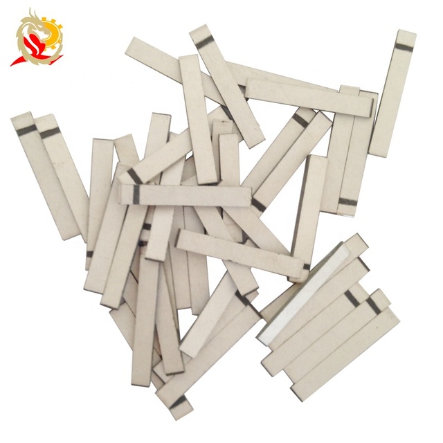 12*5*0.55mm Small Size Rectangle Piezo Ceramic Crystal Disc for Guitar Pickup