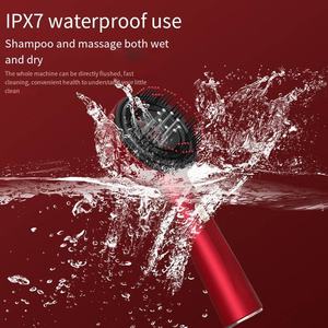 Brosse de massage du cuir chevelu électrique sans fil portable, peigne relaxant, applicateur d'huile pour le cuir chevelu, brosse vibrante pour les soins capillaires - Product Image 6