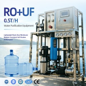 500LPH Commercial RO+UF <b>Water</b> <b>Filter</b> System Reverse Osmosis Purifier Machine for <b>Bottled</b> Drinking Production - Product Image 3