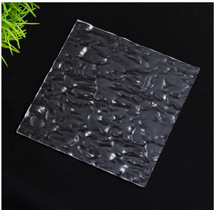 Tùy Chỉnh Cắt Rõ Ràng Sóng Gợn Sóng Acrylic Tấm Đá Kết Cấu Trang Trí Nội Thất Cơ Sở Cho Khối Sản Phẩm Chụp Đạo Cụ Tấm Nhựa - Product Image 4