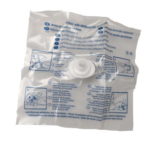 หน้ากาก CPR แบบใช้แล้วทิ้งหน้ากากป้องกันใบหน้า CPR แบบใช้แล้วทิ้งอุปกรณ์ช่วยปฐมพยาบาลทางการแพทย์ - Product Image 2