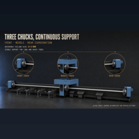 Mesin Pemotong Pipa Laser Fiber CNC Dual-Chuck Semi-Otomatis dengan Sistem Pengisian Rantai Kecepatan Tinggi, Komponen Cypcut HIWIN untuk Pipa Logam