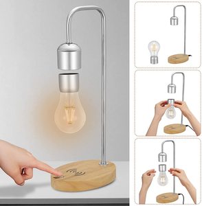 자기 부상 침대 옆 럭셔리 장식 유도 책상 빛 스마트 led 무선 충전 현대 테이블 램프