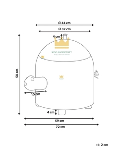 Panier de rangement moderne en jacinthe d'eau naturelle fait main pour chambre d'enfant et salle de bain – Prix de gros – Offre spéciale - Product Image 2