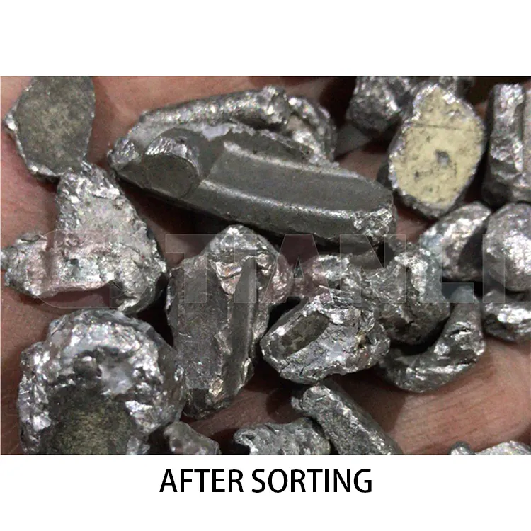 Metal sorting systems solution for USA automotive motor scrap plant