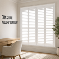 Volets de plantation, revêtements de fenêtres sur mesure, fabricant OEM ODM, solutions de vente en gros pour les revendeurs et les projets d'aménagement intérieur