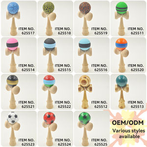 ของเล่นเคนดามะไม้ราคาส่งถูก ดาบบอลแข่งขัน บอลฝึกทักษะ ของเล่นเคนดามะแบบดั้งเดิมของญี่ปุ่น ของเล่นไม้เสริมพัฒนาการ - Product Image 3
