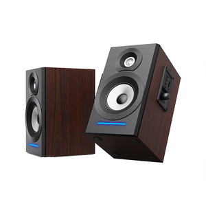Haut-parleurs Mini Hifi Audiophiles Personnalisés OEM d'Usine 20W Cabinet en Bois Bleu Tooh 2.0 Haut-parleur Actif AC Étagère - Product Image 4