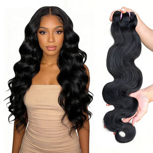 Extensiones de Cabello Humano Ondulado de 8-36 Pulgadas, 100% Cabello Humano Virgen Vietnamita, Color Natural, Sin Procesar - Product Image 1