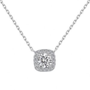 สร้อยคอเงินแท้ 925 ดีไซน์คลาสสิกจาก Dylam Jewelry ประดับด้วยเพชรคิวบิกเซอร์โคเนีย 5A สีสันสดใส พร้อมจี้หินประจำเดือนเกิด 12 เดือน - Product Image 1