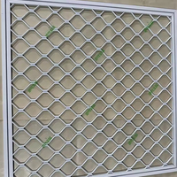 Grille décorative en maille d'aluminium Amplimesh, grille de fenêtre en forme de losange