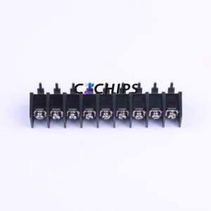 KF65R-11.0-9P Barrier Terminal Block Bent Lead Through Hole,P=11mm Connector Two Sides 11mm 1x9P Right Angle Pin - Product Image 1