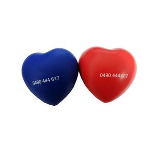 Ballon anti-stress en mousse PU en forme de cœur de 4 cm avec logo personnalisé - Ballon rouge en forme de cœur pour la rééducation/entraînement de la préhension - Product Image 3