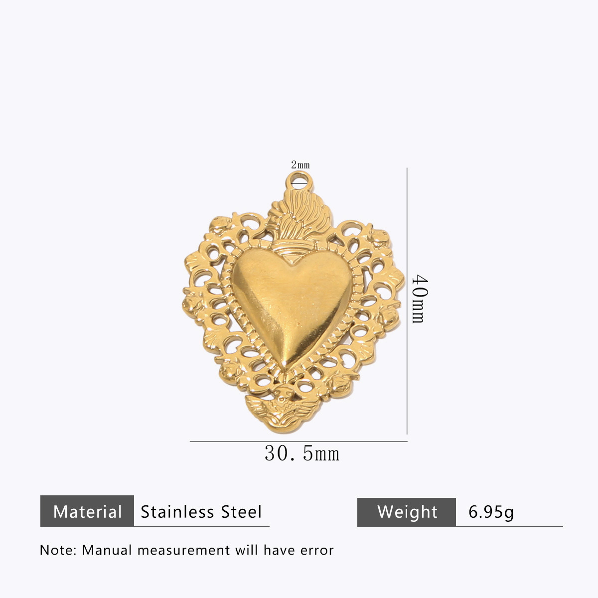 C- golden heart 30.5*40