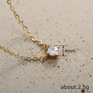 Collar con colgante redondo para mujer, joyería sencilla y moderna, regalo para uso diario - Product Image 5