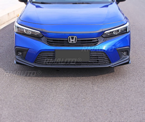 Diffuseur de pare-chocs avant compatible avec Honda Civic 11e génération 2022, kit carrosserie, séparateurs de pare-chocs avant, accessoires de voiture - Product Image 3