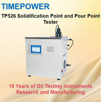 Probador Automático de Punto de Fluidez y Punto de Nublación TIMEPOWER, Velocidad de Enfriamiento Programable y Estándar, Pantalla Táctil LCD ASTM