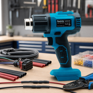 Kit de Herramientas Inalámbricas de 18V para Mantenimiento de Automóviles, Compatible con el Juego de Cuatro Piezas <span class=keywords><strong>Makita</strong></span>, Incluye Bomba de Aire y Llave de Trinquete de 3/8 Pulgadas - Product Image 3