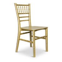Chaise Chiavari empilable en plastique durable pour enfants, idéale pour la restauration hôtelière