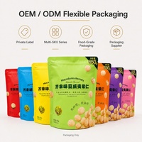 Sachets Doypack Personnalisés Biodégradables en Mylar avec Fermeture Zip Thermoscellable pour Snacks, Chips de Macadamia, Sucre, Sushi, Salades – Couleurs Personnalisables