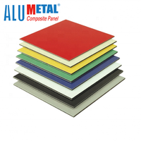 Panneau composite en aluminium revêtu de PE, Alucobond, pour enseignes extérieures, hôtels, ignifuge et imperméable, Espagne