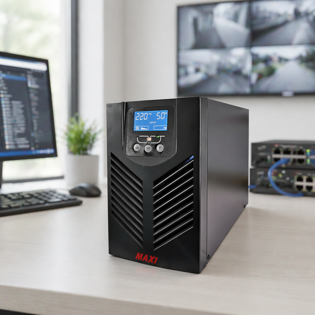 UPS Backup Power 220V 1kVA Online UPS Power Supply 24V Built-in Batteries Application for Office IT Rooms