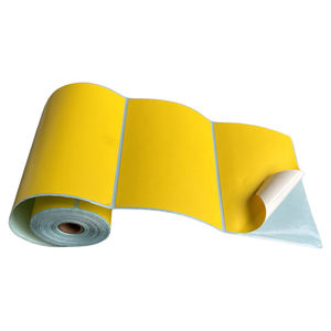 Etiquetas Térmicas Directas Personalizadas en Rollo 100x70mm Amarillas Adhesivas Sensibles al Calor para Códigos de Barras, Papel Térmico Portátil <span class=keywords><strong>Dymo</strong></span> para Logística - Product Image 1