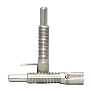 Xavier - Pasador de bloqueo retráctil personalizado con resorte y tuerca de rosca gruesa, mecanizado por CNC para acero inoxidable - Product Image 2