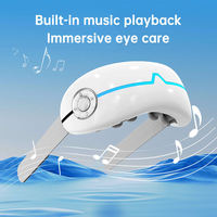 Masseur oculaire de haute qualité Vibration de pression d'air masseur oculaire à vapeur chaude et froide avec compresse thermique masque de soin des yeux visible avec musique