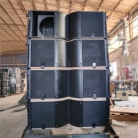 Gabinete de altavoz de sistema de sonido profesional de Color negro K3 Dual 12 pulgadas 2 vías caja de altavoz de matriz de línea pasiva para escenario