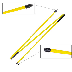 Palo de Alineación de <span class=keywords><strong>Golf</strong></span> de Fibra de Vidrio de 3 Secciones con Logotipo Personalizado, Varillas de Práctica, Ayuda de Entrenamiento para Golfistas de Todos los Niveles, Putting Green - Product Image 4