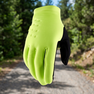 Cycling Racing Gloves Full Finger Lime Green Nylon Breathable Non <b>Slip</b> Outdoor Activities Unisex - Product Image 2