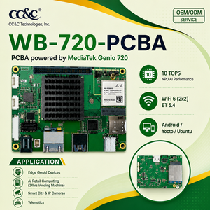 โรงงานผลิตแผงวงจรพิมพ์ OEM ODM MediaTek Genio 720 PCBA สำหรับอุตสาหกรรม MT8391 SBC PCBA รับสั่งซื้อจำนวนมาก - Product Image 1