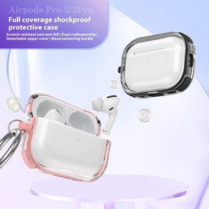 Pour <span class=keywords><strong>Apple</strong></span> pour <span class=keywords><strong>Airpods</strong></span> 3 génération 2 génération <span class=keywords><strong>coque</strong></span> d'écouteur matériau TPU Transparent accessoire souple universel pour tous les modèles - Product Image 2