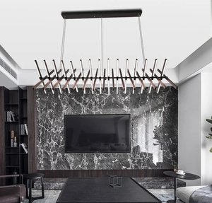 JYLIGHTING Lampadario <span class=keywords><strong>a</strong></span> <span class=keywords><strong>Sospensione</strong></span> <span class=keywords><strong>a</strong></span> Forma di Lisca di Pesce, Lampada <span class=keywords><strong>a</strong></span> <span class=keywords><strong>Sospensione</strong></span> <span class=keywords><strong>LED</strong></span> <span class=keywords><strong>a</strong></span> Spirale - Product Image 6