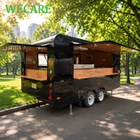 WECARE Remorque de restauration rapide personnalisée pour barbecue, pizza, hot-dogs, smoothies, jus, café, glaces, entièrement équipée