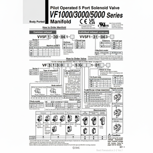 ชิ้นส่วนนิวเมติก VV5F5-20-101นิวเมติก smc - Product Image 1