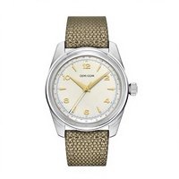 Montre pour homme personnalisée de luxe, mécanique Miyota, acier inoxydable argenté, cadran rond de 38 mm, cristal saphir, bracelet en nylon