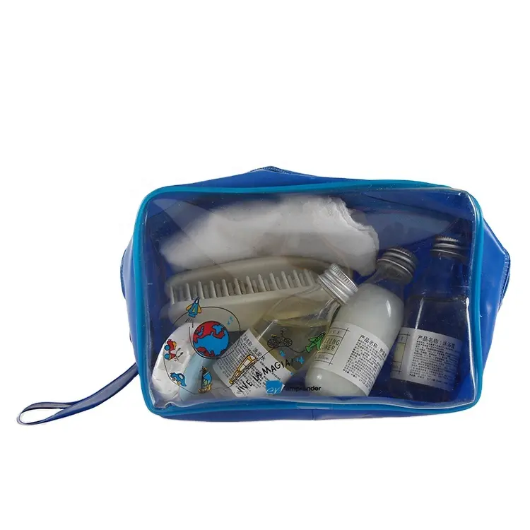 Trousse de toilette jetable, kit d'accessoires électroniques pliables de voyage, à la mode