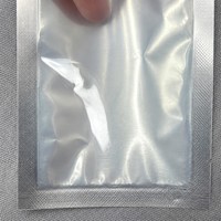 Sachets en aluminium laminé scellés sur trois côtés, adaptés à l'emballage sous vide, un côté transparent, un côté opaque