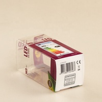 Boîte d'emballage en PVC PET avec lumière LED imprimée sur mesure Matériaux recyclés écologiques Échantillon gratuit inclus