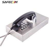 Téléphone VoIP robuste et anti-vandalisme Safecom pour prisons avec combiné – Fabricant de téléphones IP SIP pour établissements correctionnels